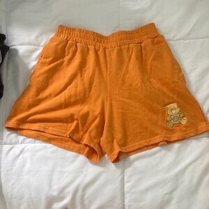Care bear size xs orange shorts
